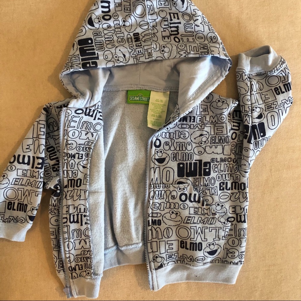 Sesame Street Elmo zip up jacket - Picture 4 of 4